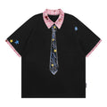 Custom Lapel Detail Retro T-Shirt