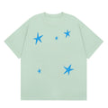 Green Star Print Pure Cotton T-Shirt