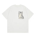 White Cat Graphic T-Shirt